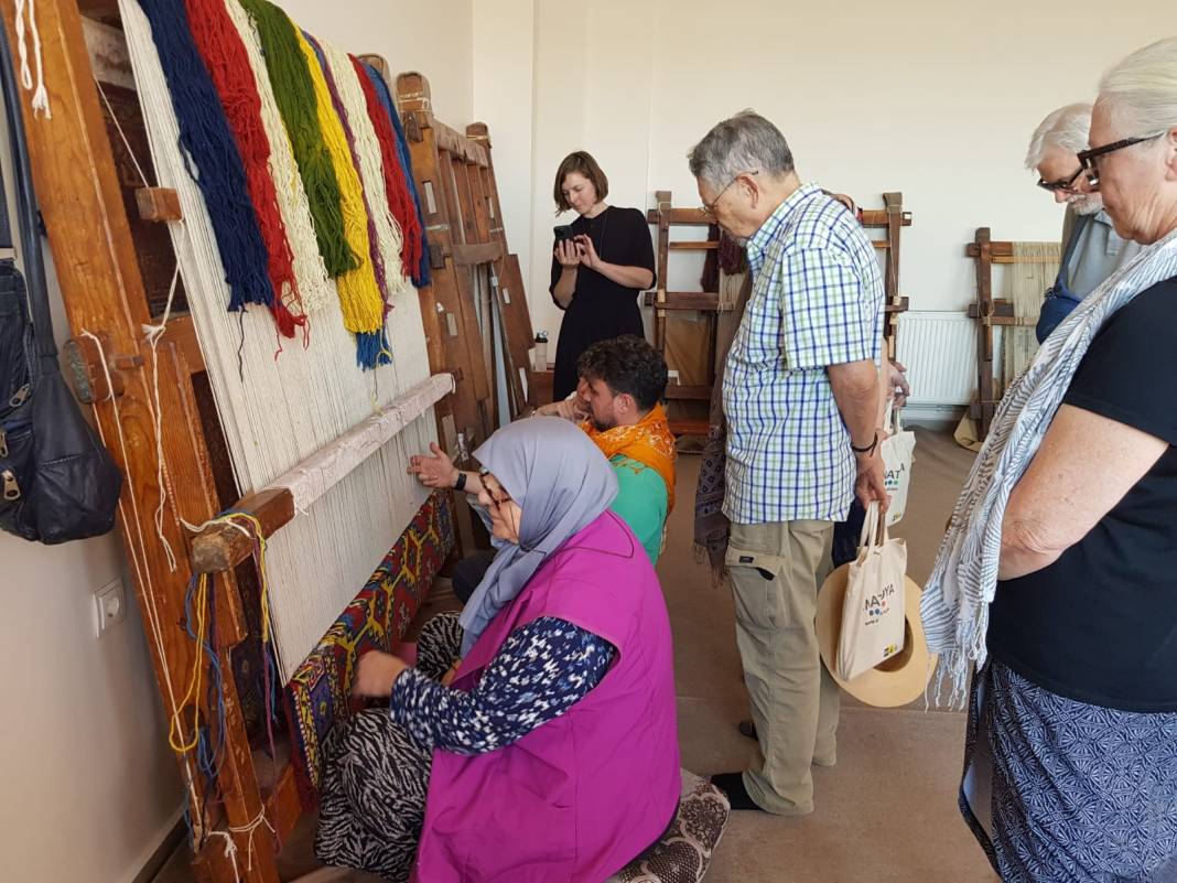 Yabancı misafirler Konya’daki bu atölyeye hayran kaldı 3